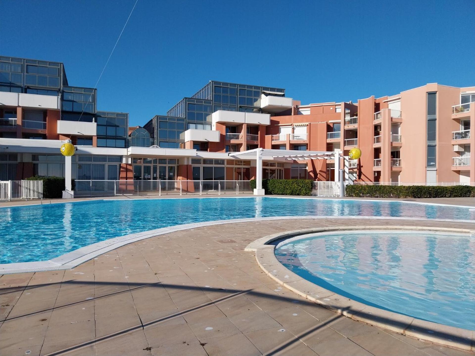 Studio Vue Mer Avec Pkg, Piscine, Tennis, Plage Direct Сет Екстериор снимка