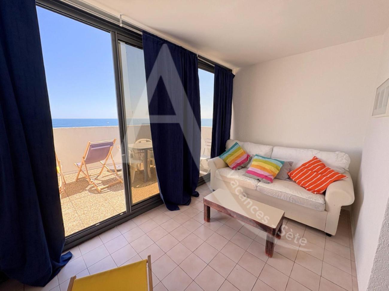Studio Vue Mer Avec Pkg, Piscine, Tennis, Plage Direct Сет Екстериор снимка