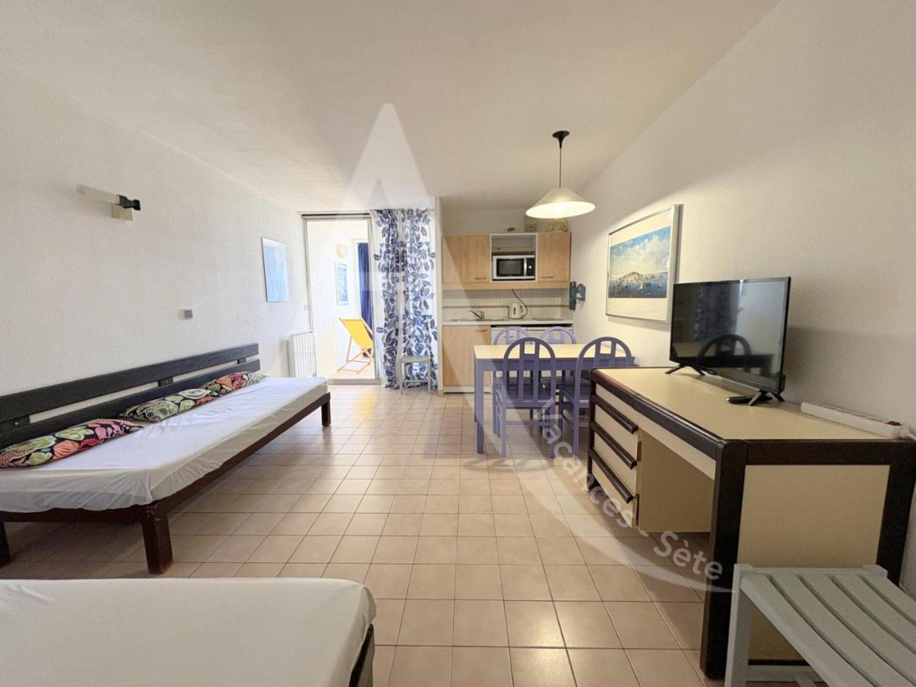 Studio Vue Mer Avec Pkg, Piscine, Tennis, Plage Direct Сет Екстериор снимка